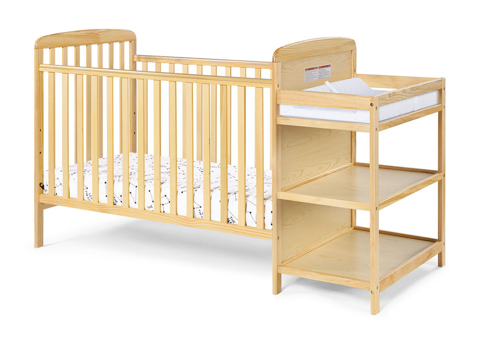 Ramsey Crib And Changer Combo - Natural