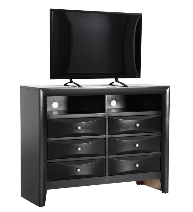 Glory Furniture Marilla Media Chest, Black