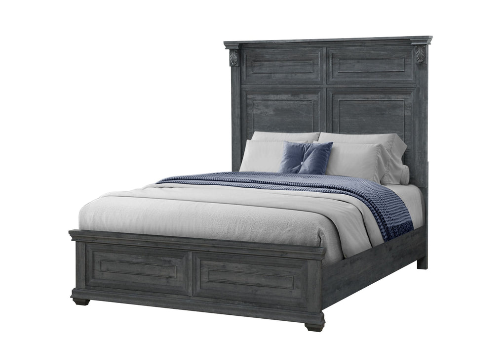 Tatum - Queen Bed Without Storage - Gray