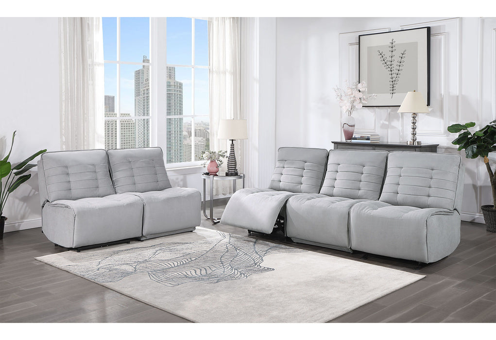 Build It Your Way U6066 - 3 Power Sofa - Gray