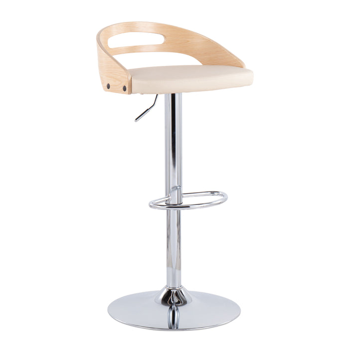 Cassis - Mid Century Modern Adjustable Barstool With Swivel