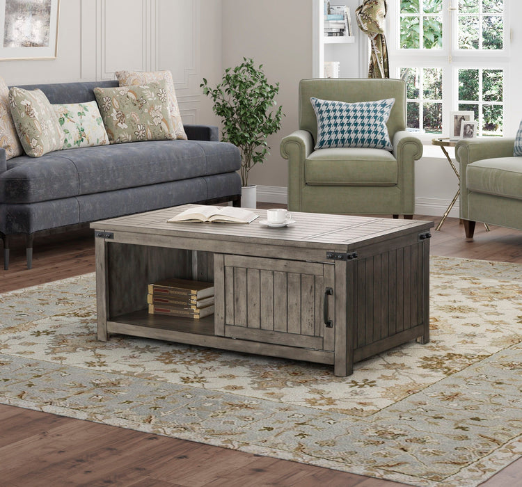 Bridgevine Home - Storehouse 48" Coffee Table - Smoked Grey Finish