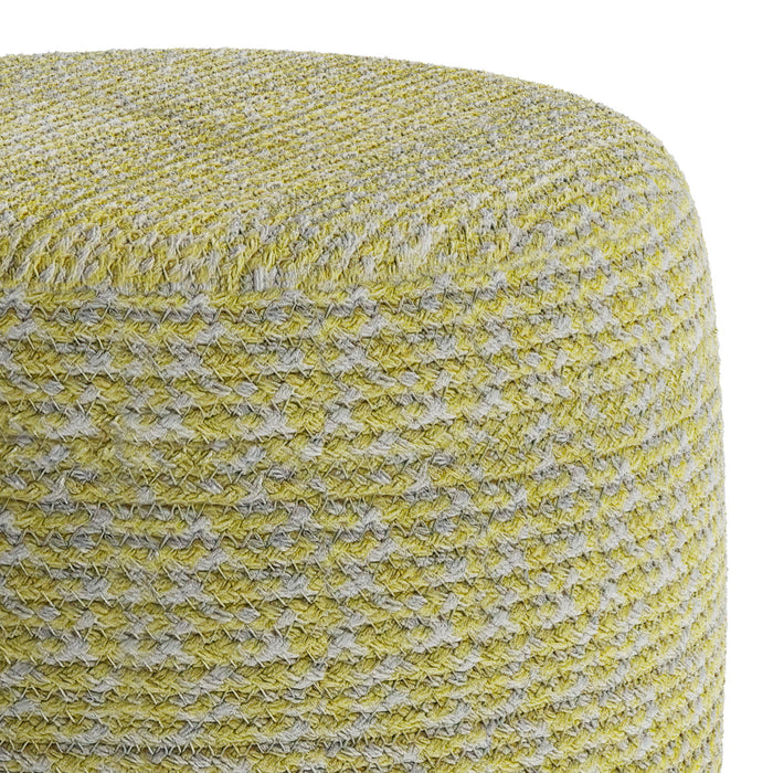 Bayley - Round Braided Pouf