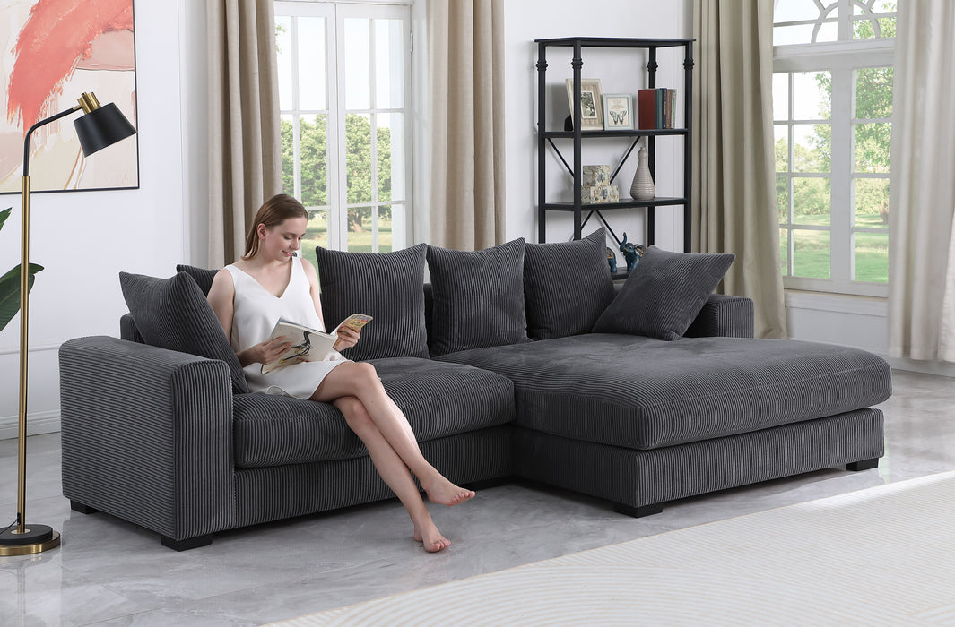 Naomi - 3 Piece Upholstered Sectional