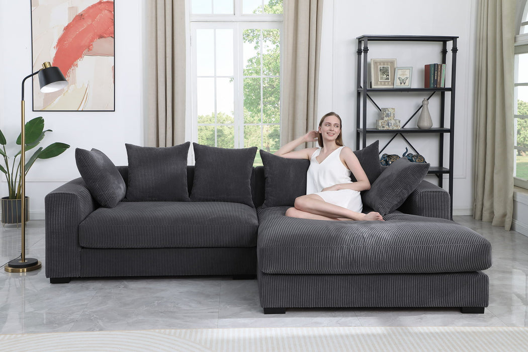 Naomi - 3 Piece Upholstered Sectional