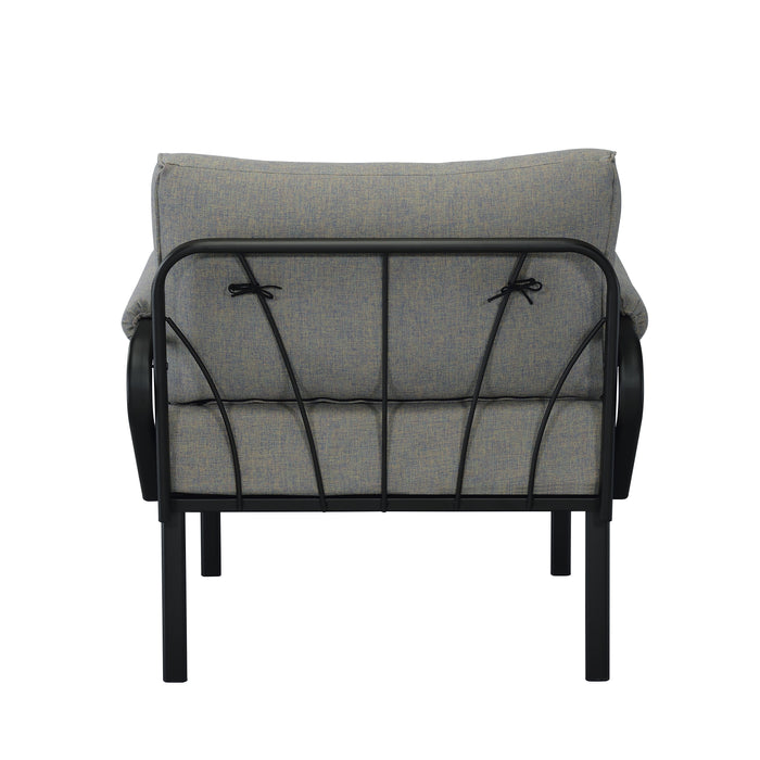 Rajni - Patio Set (1 Armed Chair, 1 Ottoman)