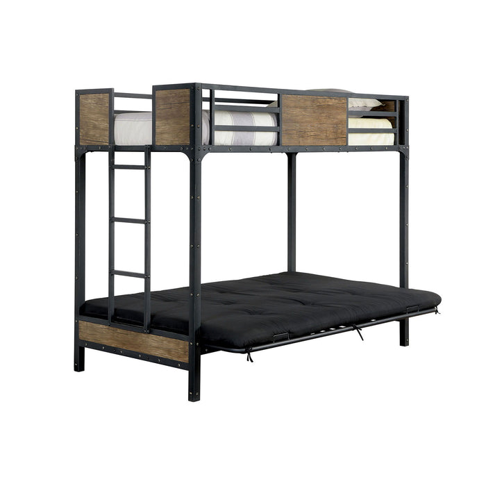 Clapton - Twin Bed With Workstation - Black