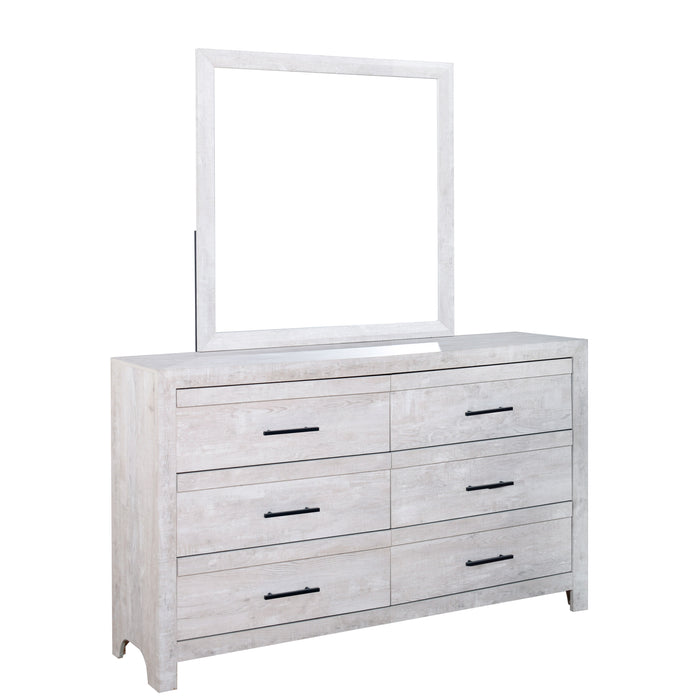 Biscayne - Dresser & Mirror - Gray