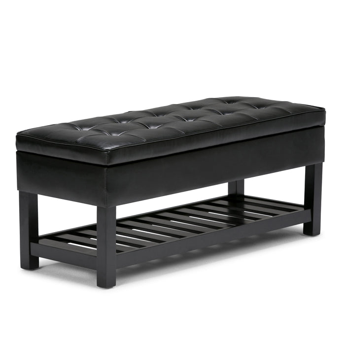 Cosmopolitan - Storage Ottoman Bench with Open Bottom