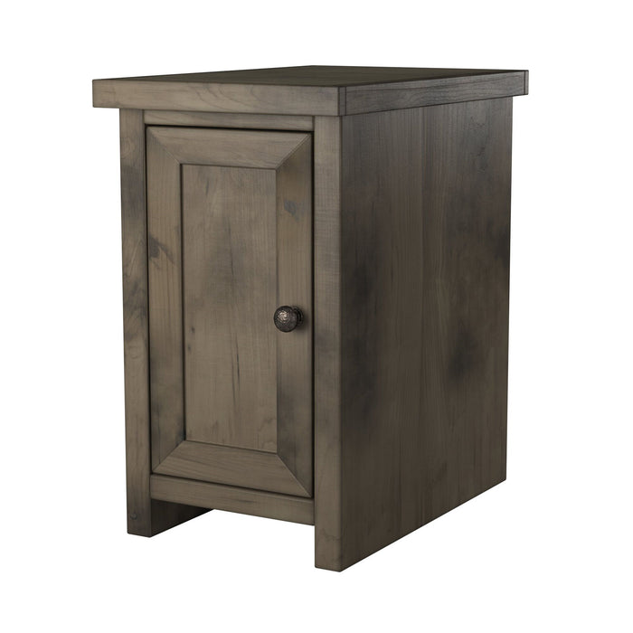 Bridgevine Home - Joshua Creek 14" Chairside Table - Barnwood Finish