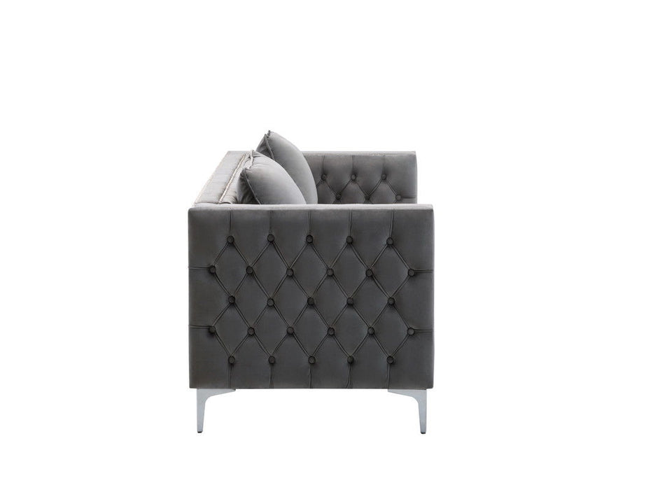 Lorreto - Velvet Fabric Living Room Set