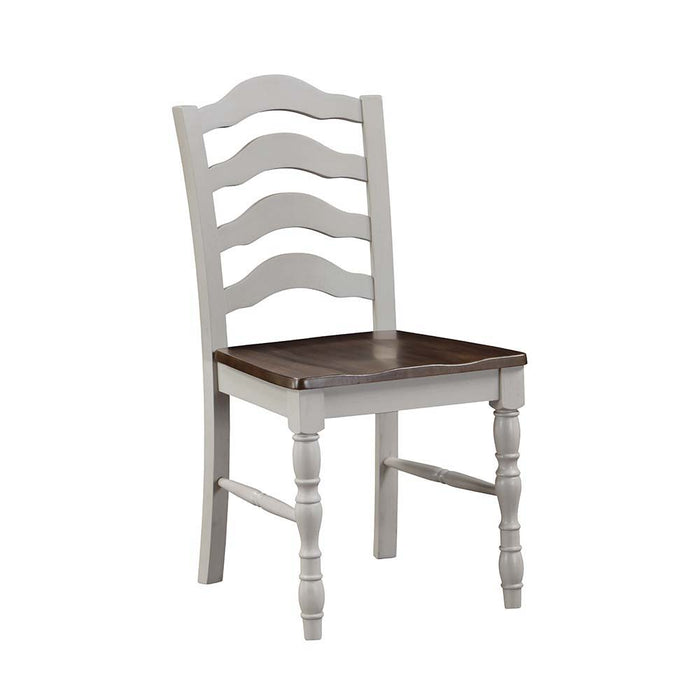 Bettina - Dining Set (5 Piece) - Antique White & Weathered Oak