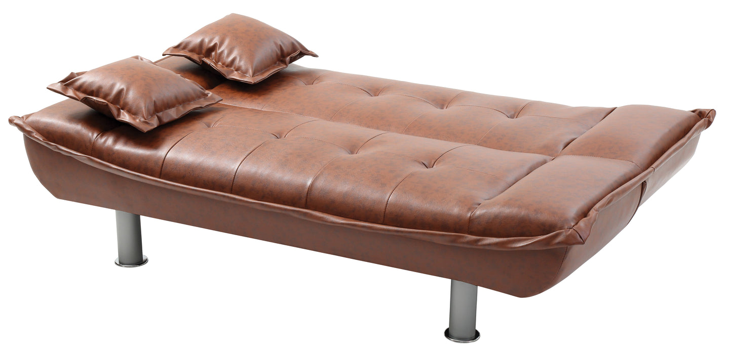 Glory Furniture Lionel Sofa Bed, Brown