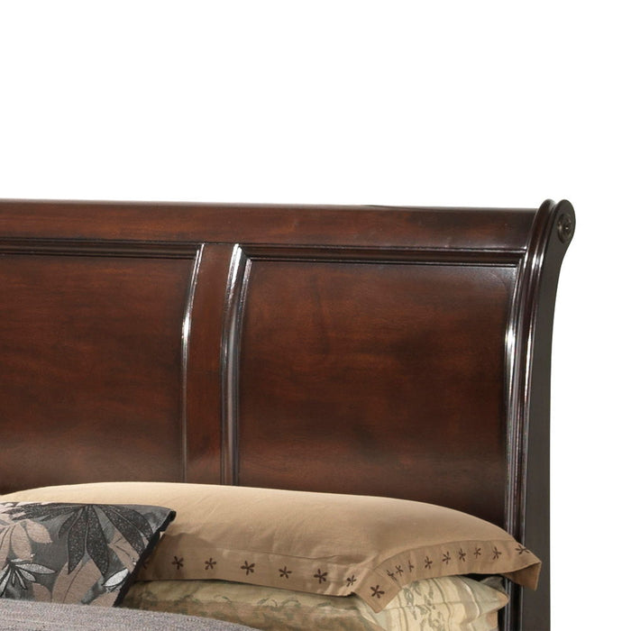 Glory Furniture Lavita Queen Storage Bed, Cappuccino - Beige
