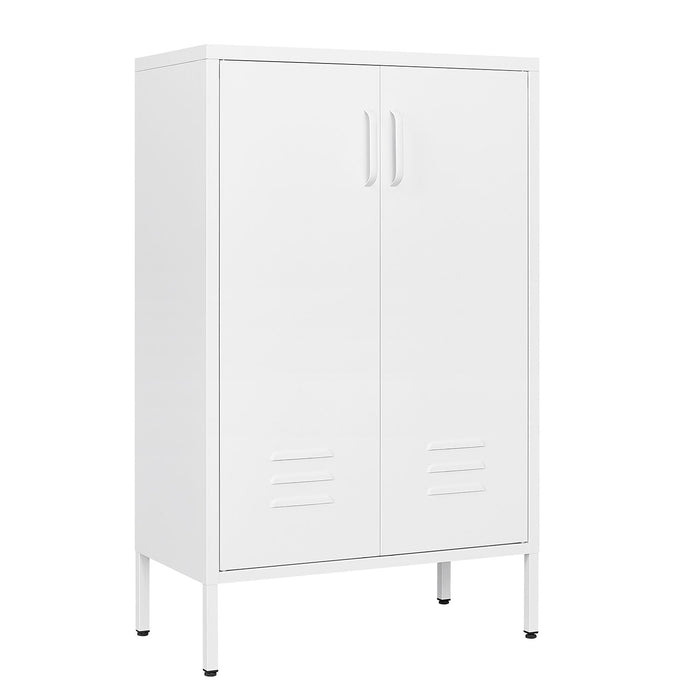 Suitable For Steel Storage Cabinets In Living Rooms, Kitchens, And Bedrooms, 2 Door Miscellaneous Storage Cabinet, Garage Tool Storage Cabinet, And Office File Cabinet 2 Movable Partitions