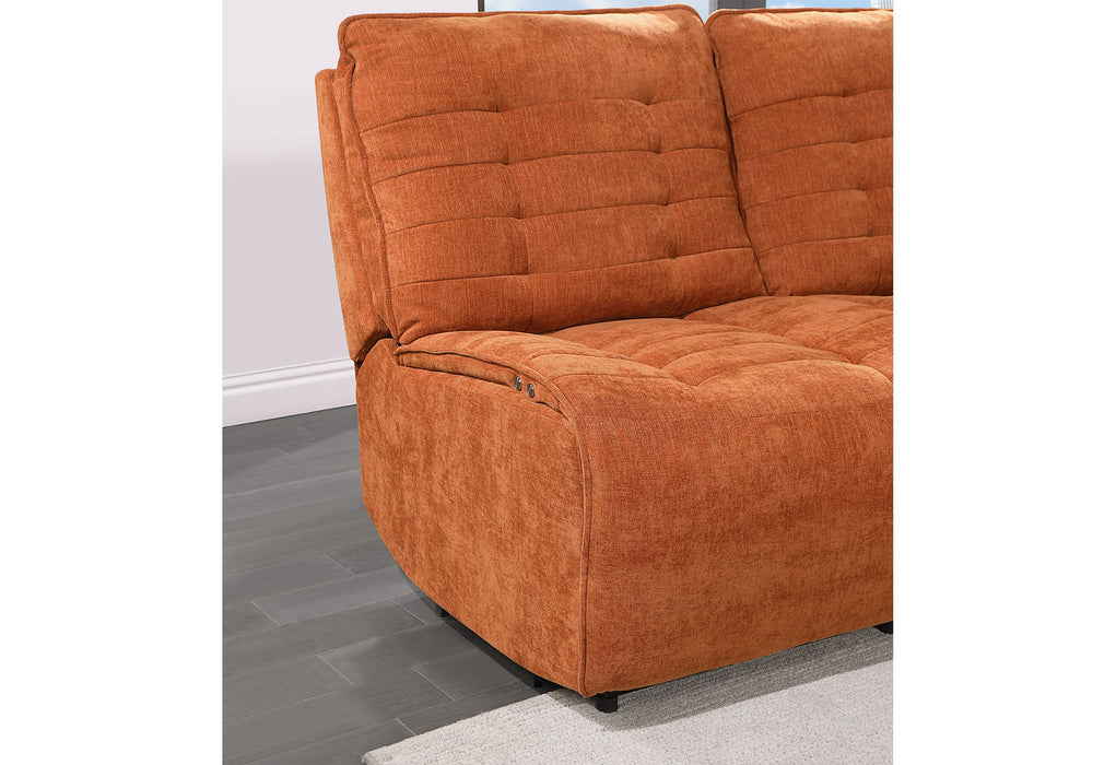 U6066 - Build It Your Way Sofa / Loveseat With Console - Rust