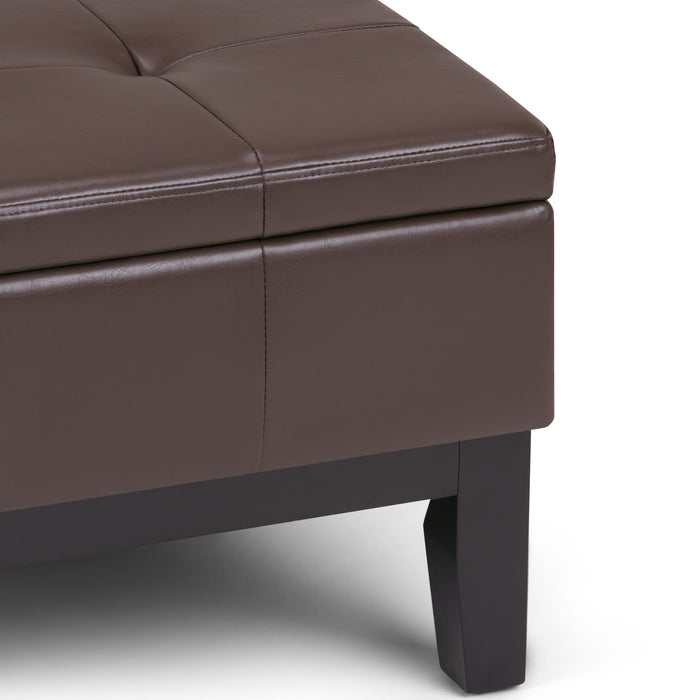 Dover - Square Coffee Table Storage Ottoman