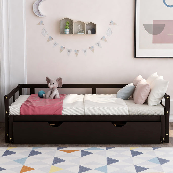 Extending Daybed With Trundle, Wooden Daybed With Trundle