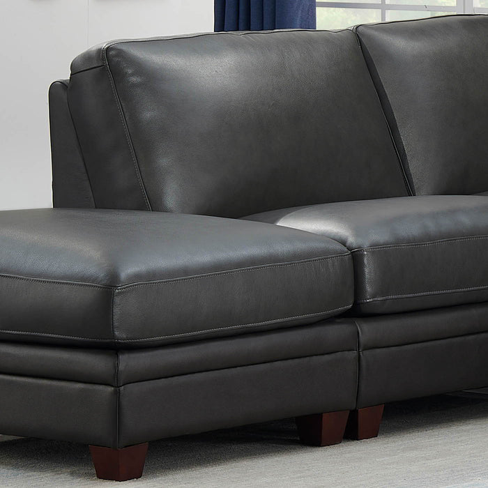 Naples - Leather Sectional