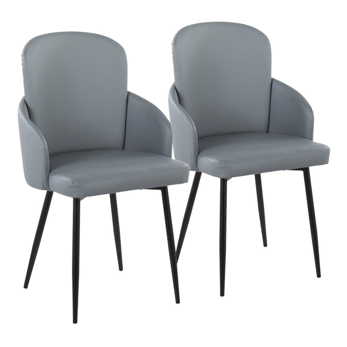 Dahlia - Contemporary Elegant Design Dining Chair (Set of 2)