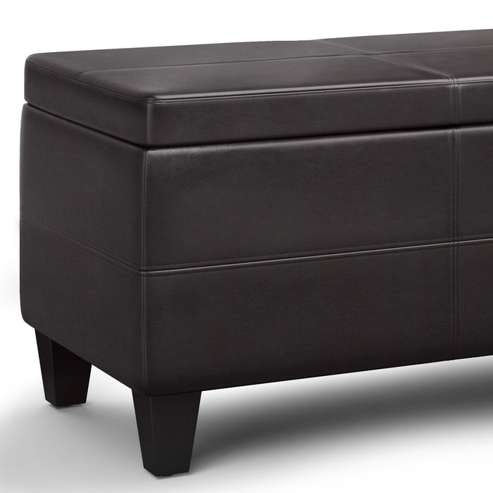 Avalon - Lift Top Rectangular Storage Ottoman