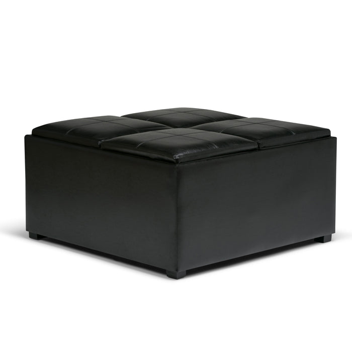 Avalon - Square Coffee Table Storage Ottoman