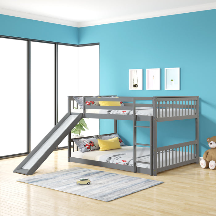 Kids Furniture - Bunk Bed With Slide