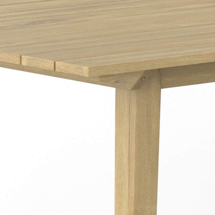 Kona - Outdoor Dining Table - Light Teak