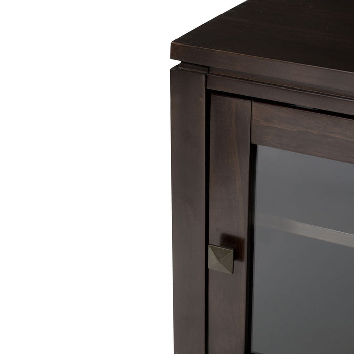 Cosmopolitan - Medium Storage Cabinet - Mahogany Brown