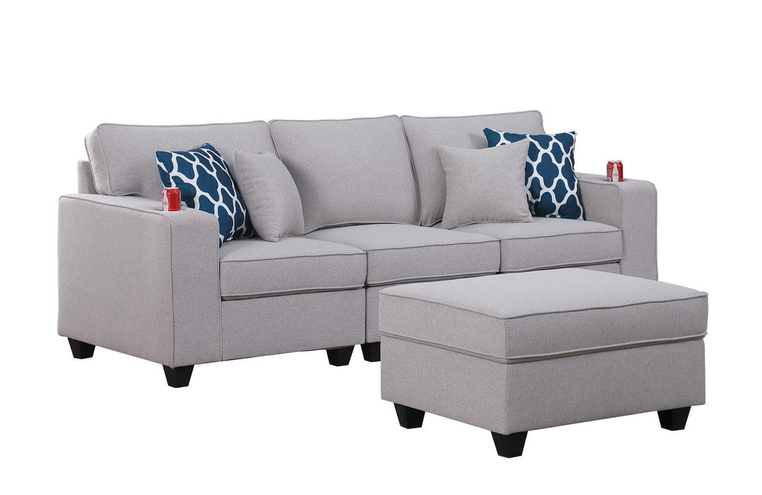 Cooper - Linen Sofa Set