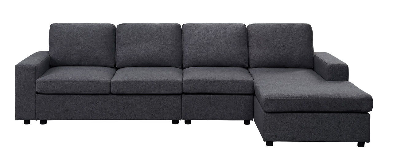 Bailey - Linen Reversible Modular Sectional Sofa Chaise