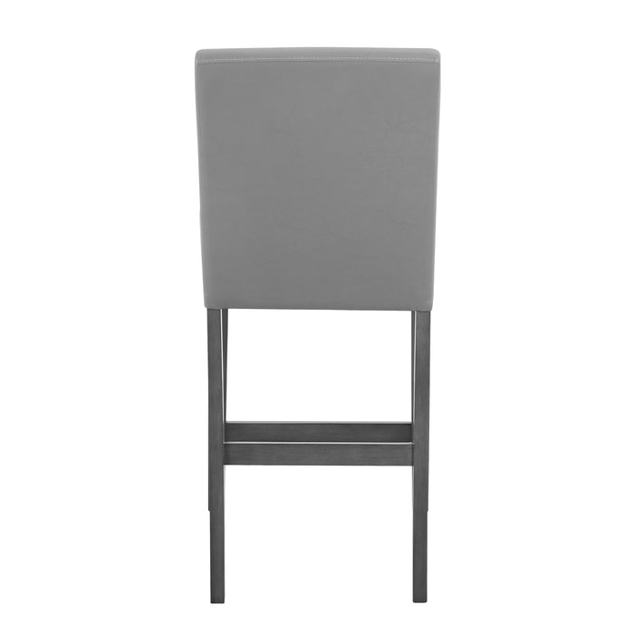 Judson - Conjunto de Mesa de Altura de Balcão de 5 Peças - Cinza