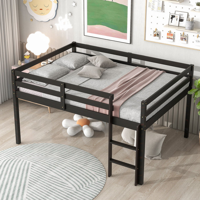 Full Loft Bed - Espresso