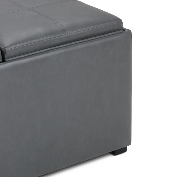 Avalon - Square Coffee Table Storage Ottoman