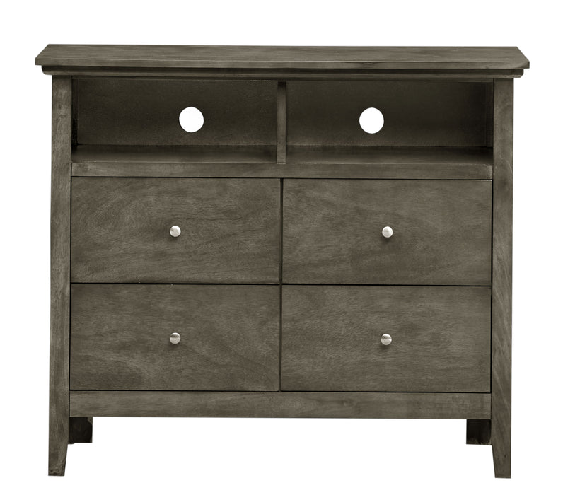 Glory Furniture Hammond TV Media Chest, Gray