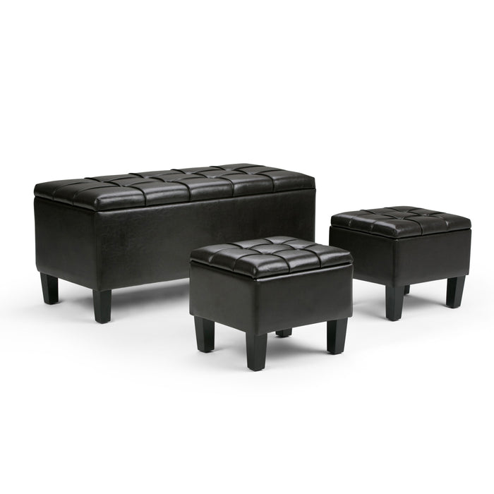 Dover - 3 Piece Storage Ottoman