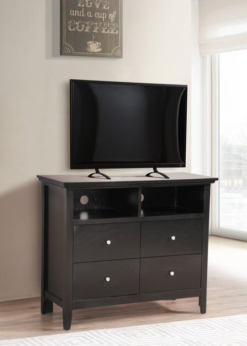 Glory Furniture Hammond TV Media Chest, Black