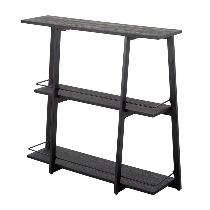 Converge - Industrial Bookcase - Black