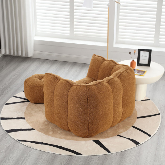 Soft Bean Bag Chair With High Resilient Foam (Chips)