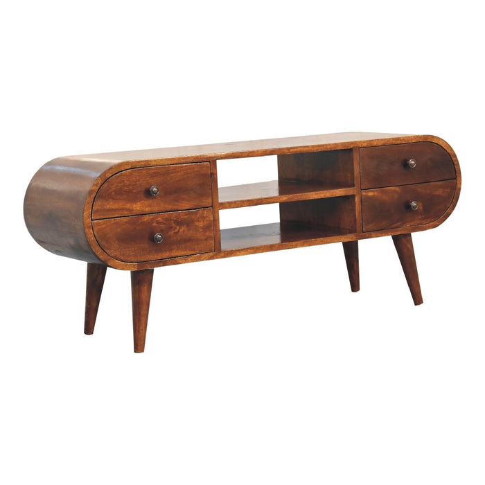 Circular, Media Unit - Chestnut