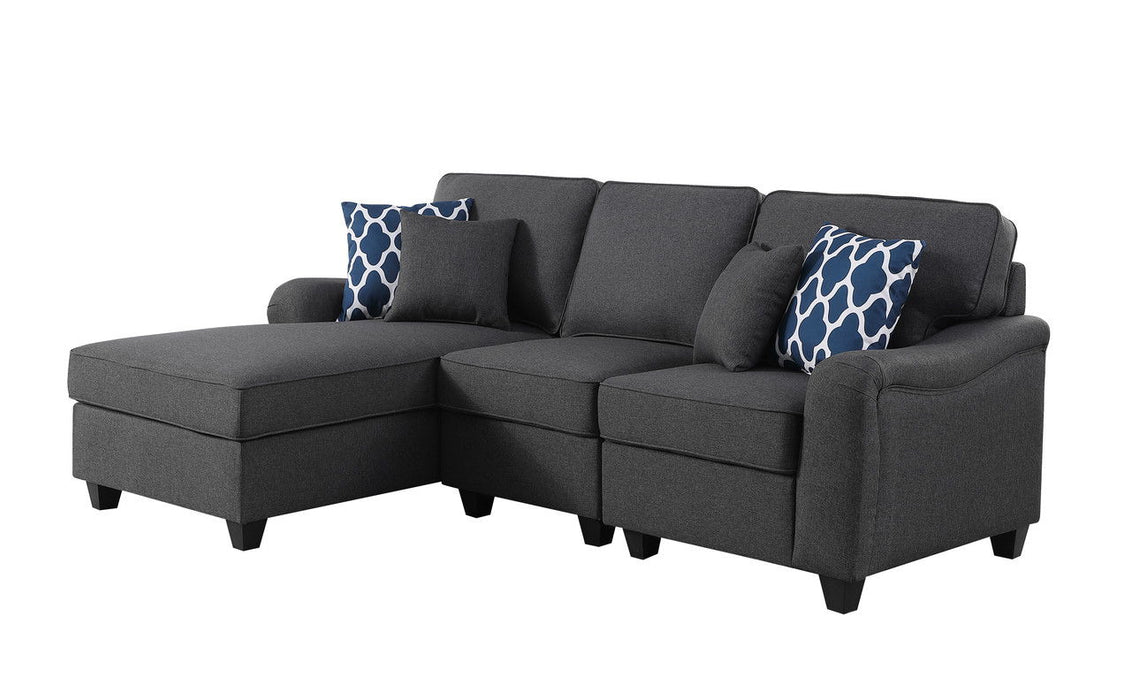 Leo - 3 Piece Sectional Sofa Chaise