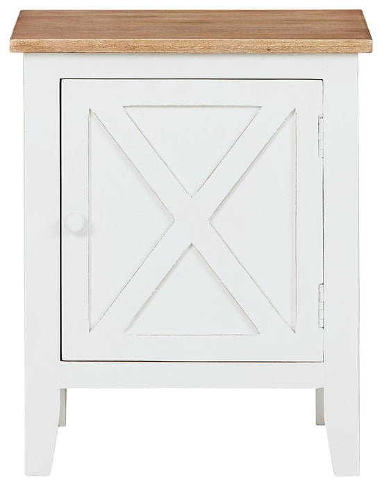 Gylesburg - Blanco / Marrón - Gabinete decorativo