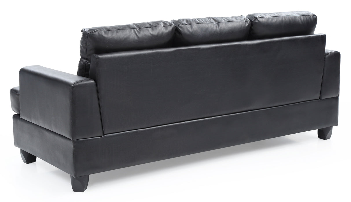 Glory Furniture Sandridge Sofa - Black - PU