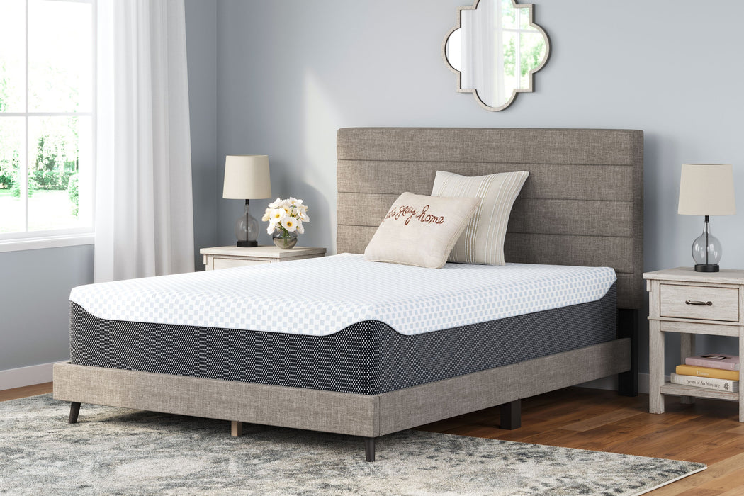 14 Inch Chime Elite - White / Blue - California King Mattress