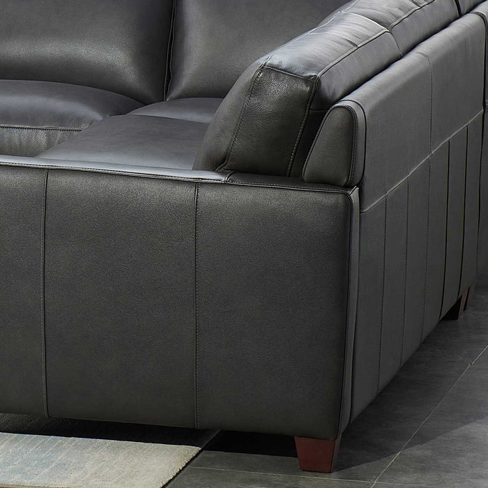 Naples - Leather Sectional