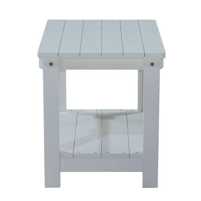 Key West - Weather Resistant Outdoor Indoor Plastic Wood End Table