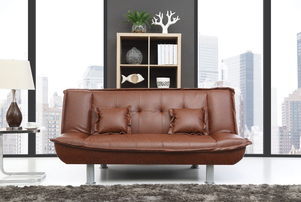 Glory Furniture Lionel Sofa Bed, Brown