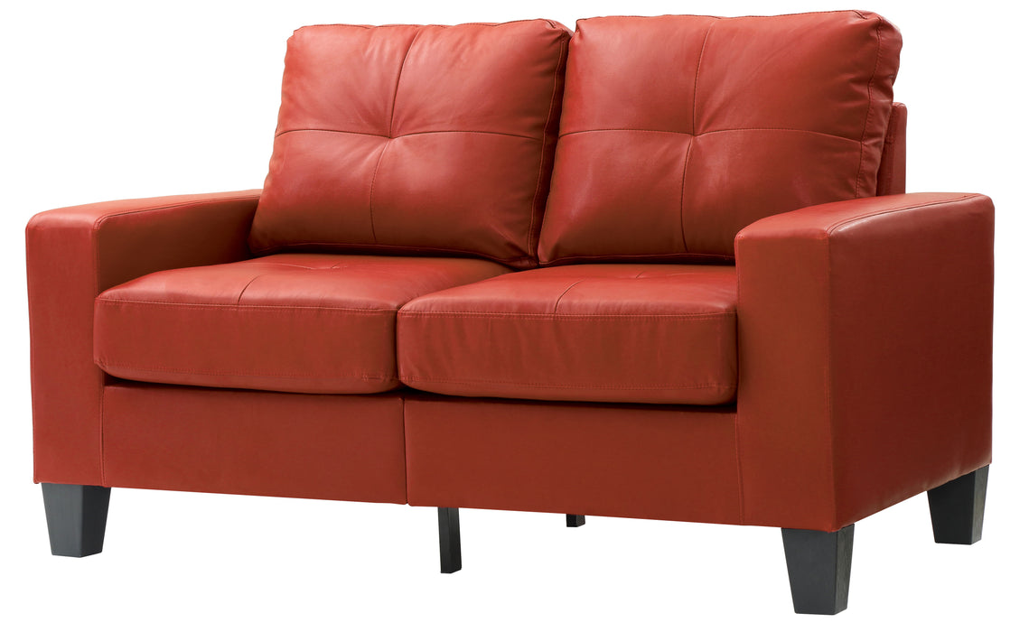 Glory Furniture Newbury Newbury Modular Loveseat, Red