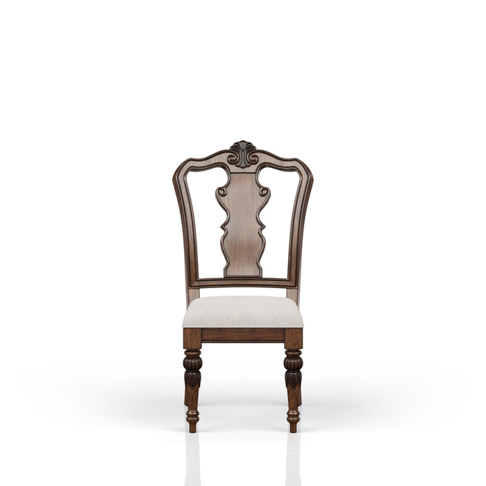 Traditional Side Chair - Mahogany