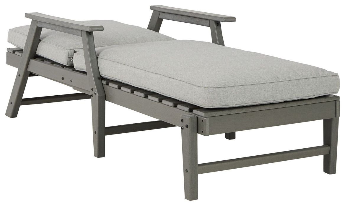 Visola - Cinza - Chaise Lounge Com Almofada